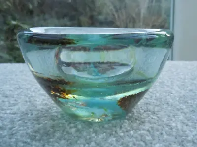 Buy Vintage Mid-Century Maltese Mdina Art Glass Bowl Sea And Sand Design C.1960 • 22.50£