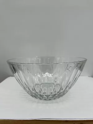 Buy VINTAGE Anchor Hocking Pressed Glass Clear Punch Bowl Diamond Pattern • 11.79£