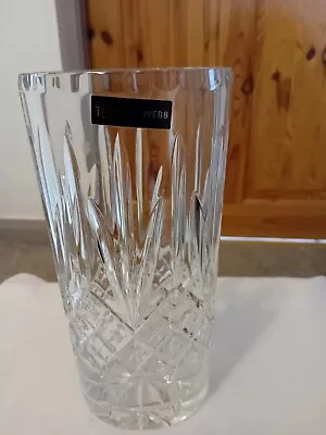 Buy Thomas Webb Finest Crystal Vase With Box • 29.95£