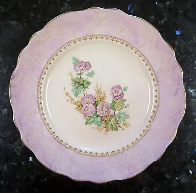 Buy James Kent Longton Porcelain China Lavender Border Floral Plate ~ England ~ 2786 • 9.47£