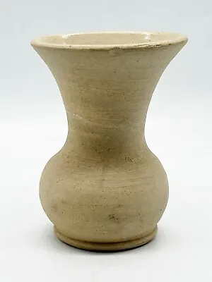 Buy Vintage Beige Vitry Ware Stoneware Vase- Studio Pottery Ceramic Posy • 18.99£