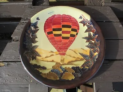 Buy Moorcroft  Pottery. Hot Air Balloon Charger. Ltd Edition 58/200 • 195£