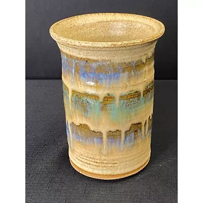 Buy Vintage Studio Art Pottery Vase Made By Local Artist • 28.21£