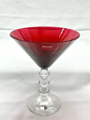 Buy Baccarat Vega Martini Glass Cocktail Glass Champagne Glasses Red • 191.81£