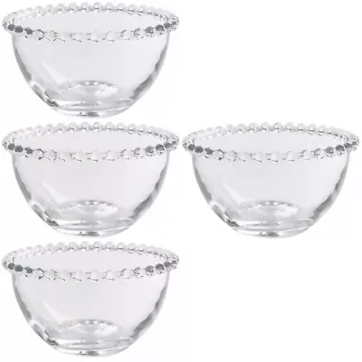 Buy Vintage Clear Glass Candy Bowls - Stackable Dessert/Salad/Serving Bowl • 41.38£