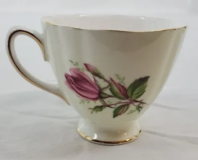 Buy VINTAGE ~ Colclough England Fine China - Tea Cup #B5 - Red Rose Pattern • 6.47£