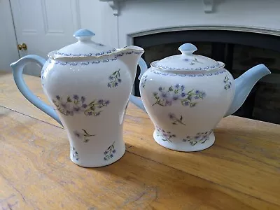 Buy Vintage Shelley Teapot And Coffee Pot • 25£