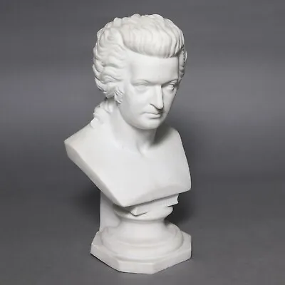 Buy An Antique Victorian 19th Century Parian Ware Bust Of The Composer Mozart. • 150£