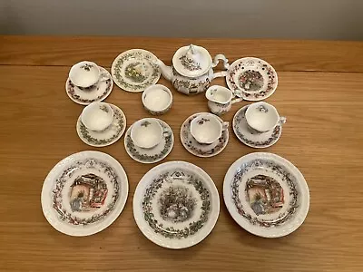 Buy Royal Doulton Brambly Hedge Miniature Teaset 19 Pieces • 199£