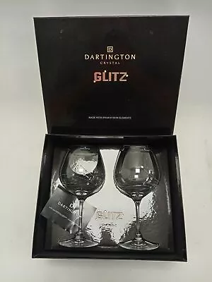 Buy Dartington Glitz Gin Glasses With Swarovski Style Detailing In Original Box • 14.50£