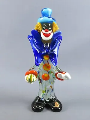 Buy Sculpture Clown Glass Murano Statue Clown Decorative Object Vintage Years ‘80 • 161.84£