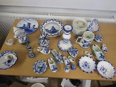 Buy JOB LOT DELFT HOLLAND  / VESTAL Bundle Of Blue And White Ceramics / Pottery • 39.99£