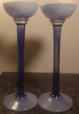 Buy Pair Of Stylish Pernille Bulow Denmark Glass Tea Light Candle Sticks Holders • 19.99£