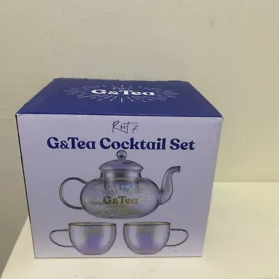 Buy ROOT 7 G & TEA COCKTAIL SET - Rainbow Glass With Gold Details • 20.99£