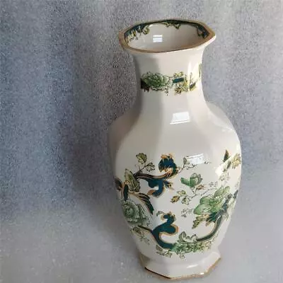 Buy Mason's Ironstone  Green Chartreuse Vase  21 Cm Tall - • 14.98£