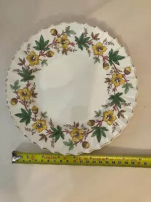 Buy Royal Doulton H4794 Chatsworth 8.25 Inch Plate England Flowers  Bone China • 7.50£