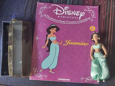 Buy Deagostini Disney Porcelain Doll  Aladdin Princess Jasmine With Magazine 2004 • 6£