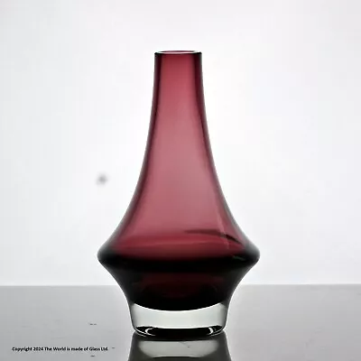 Buy Erkkitapio Siiroinen For Riihimaki, Sommerso Glass Rocket Vase, Amethyst • 40£