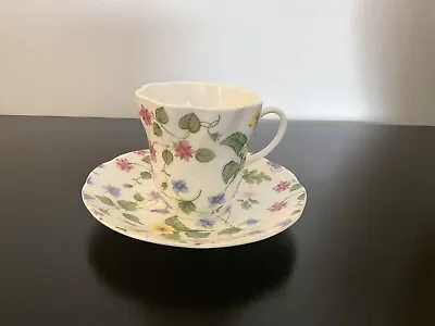Buy Queens Country Meadow Cup & Saucer England Bone China 3” X3” Pristine • 7.50£