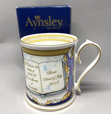 Buy Aynsley Fine Bone China Prince George Mug - Made In England - 2013 - Boxed • 8£