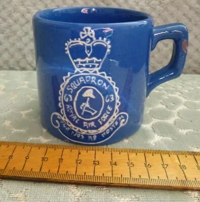 Buy Royal Air Force 63 Squadron Slipware Mug Royal Barum Ware Personalised Jacko  • 8£