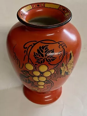 Buy Shelley Orange Grapes & Vine Vase 5” (12.8cm) High No Chips Or Cracks • 19.99£