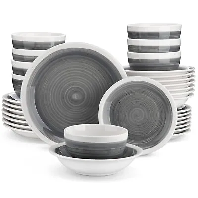 Buy Vancasso ORI 32 Pc Dinner Set Porcelain Plates Bowls Set Tableware Service For 8 • 105.99£