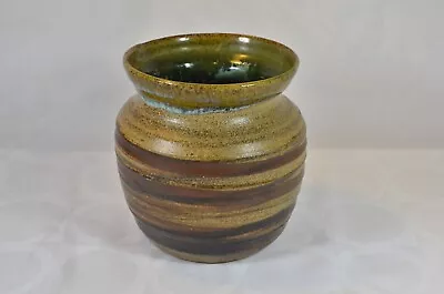 Buy Studio Pottery Vase Signed With Stock Model Number Local Artist 5 Inches • 24.99£