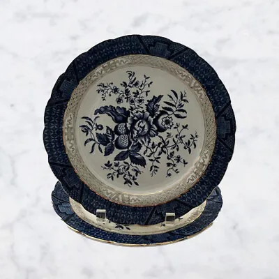 Buy English Booths - Blue Pine Cone - 733823 - Silicon China - Dinner Plates - 10.5  • 38.42£