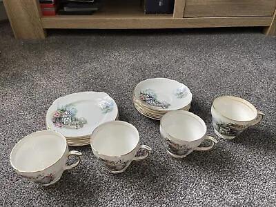Buy Brookfield Duchess Bone China Tea Set. Vintage/ Retro. Tea Cups, Saucers. Edited • 10.49£