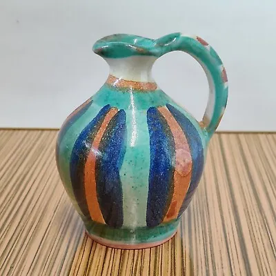 Buy Vintage Tintagel Pottery Striped Mini Jug Vase Studio Ceramics Cornwall Cornish • 12£