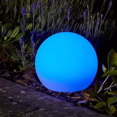 Buy Smart Solar Colour Changing Lunieres Orb Garden Outdoor Light Ornament • 23.99£