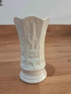 Buy  Rare Irish Belleek Art Nouveau Cream Porcelain Small Vase Visitors Centre  • 7.50£