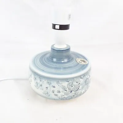 Buy Free Hand Painted By The Jersey Pottery Channel Islands Small Blue Table Lamp • 9.95£