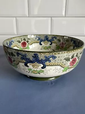 Buy Doulton Burslem Floral Bowl Transfer Ware Hand Painted Antique  • 25£