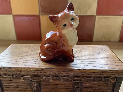 Buy Beswick England Vintage Ginger / Brown Cat Figurine  No 1436 • 8.99£