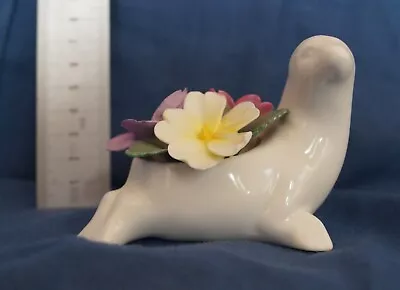Buy Vintage Seal With Flowers, Crown Fine Bone China Staffordshire • 10£