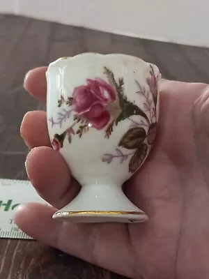 Buy Royal Rose Fine China Japan Single Egg Cup Vintage MCM Floral Porcelain • 17.22£