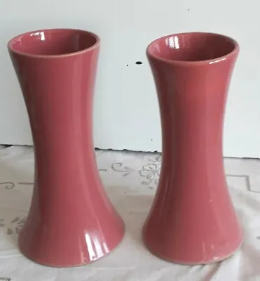 Buy Antique Denby 2 Pc Vase Set RARE • 54£