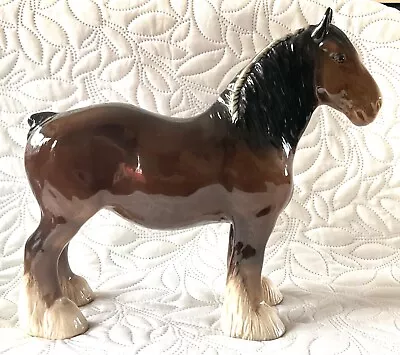 Buy Lovely Early Beswick Brown Shire Horse Figure • 22£