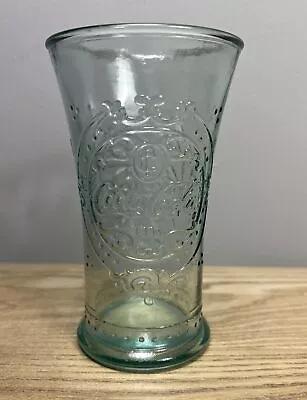 Buy Coca Cola Embossed Green Glass 14.5cm Tall • 6.99£