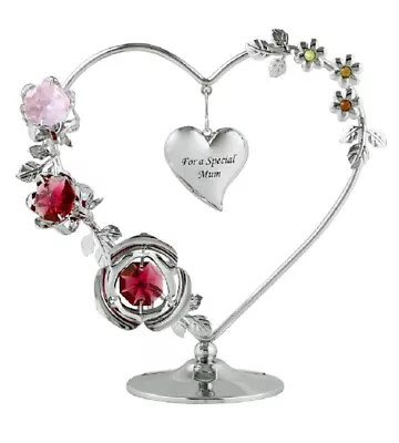 Buy Crystocraft Crystal Love Heart Ornament Figurine Gift For A Special Mum Mom • 34.99£