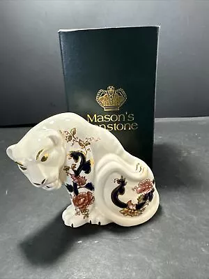 Buy Masons Ironstone China Blue Mandalay Tiger Hand Painted Back Stamped Nice & Box • 28.90£