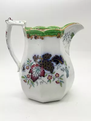 Buy Antique Old Crown Marked Base Stafforshire Lustre Jug Pottery Ideal Vase • 29.99£