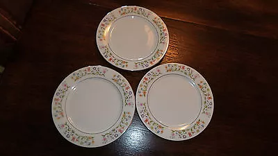 Buy Crown Fine China Set Of 3 Susan Pattern Salad Plates  • 15.19£