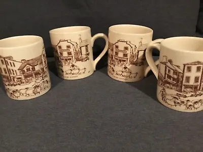 Buy Collectors Mugs Vintage X 4 Kirkby Stephen Cumbria Woolpack Art Sheep Pottery • 9.99£
