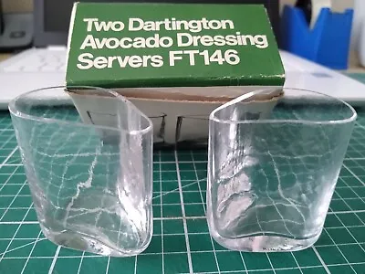 Buy 2 Dartington Avacado Dressing Servers FT 146 Hand Made To A Frank Thrower Design • 4.50£