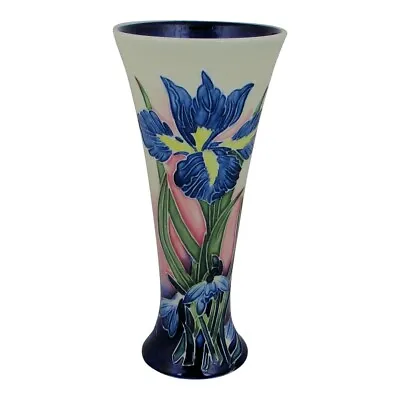 Buy OLD TUPTON WARE Blue Iris Design Vase Flared Vase Birthday And Anniversary Gift • 34.90£