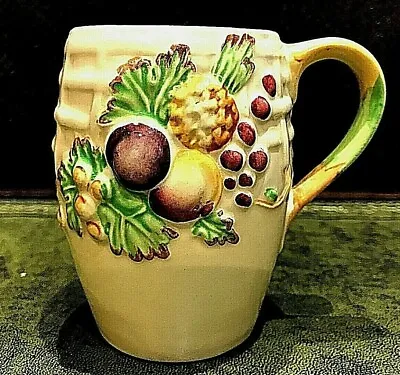 Buy Vintage A.J.Wilkinson Royal Staffordshire Pottery White Fruit Design Mug/cup • 45£