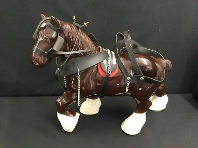 Buy Brown Shire Horse Pottery Ornament • 9.99£